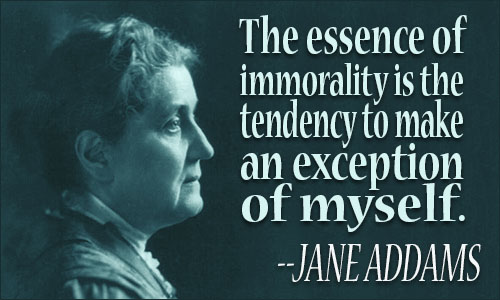 jane addams social work quotes