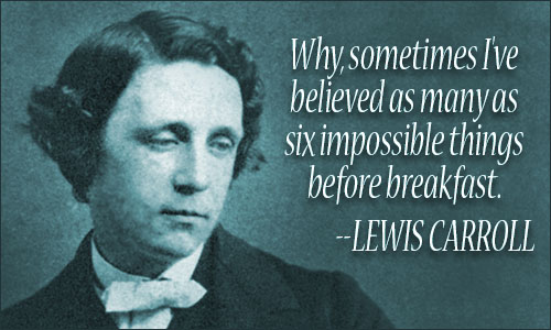 Lewis Carroll quote