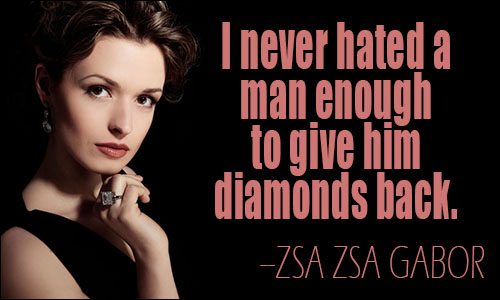 Diamonds quote
