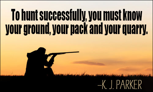 Hunting quote