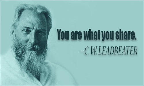 C. W. Leadbeater quote