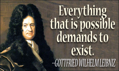 Gottfried Wilhelm Leibniz quote