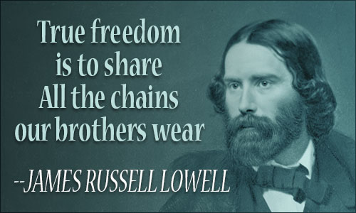 James Russell Lowell quote