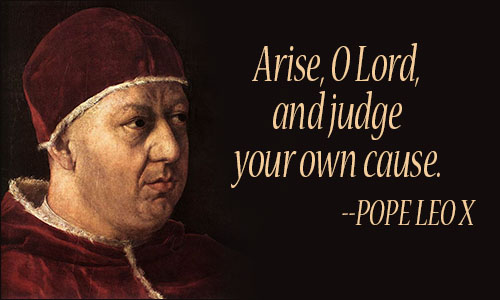 pope leo x