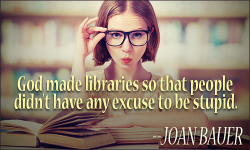 Library quote