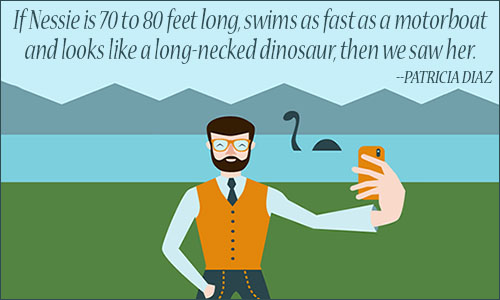 Loch Ness Monster quote