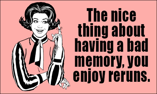 short term memory jokes