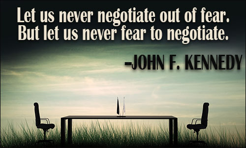 Negotiation quote