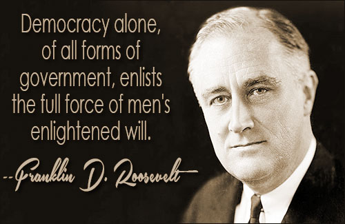Franklin D. Roosevelt quote