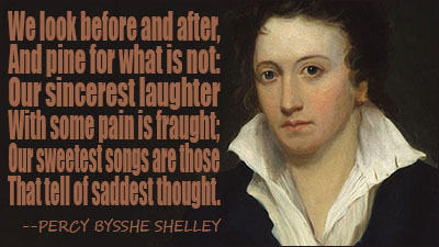 Percy Bysshe Shelley quote
