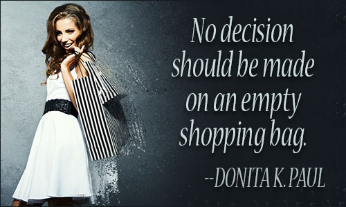 Shopping Quotes