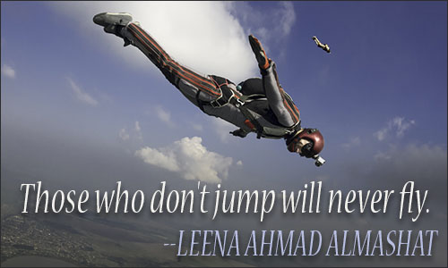 Skydiving quote